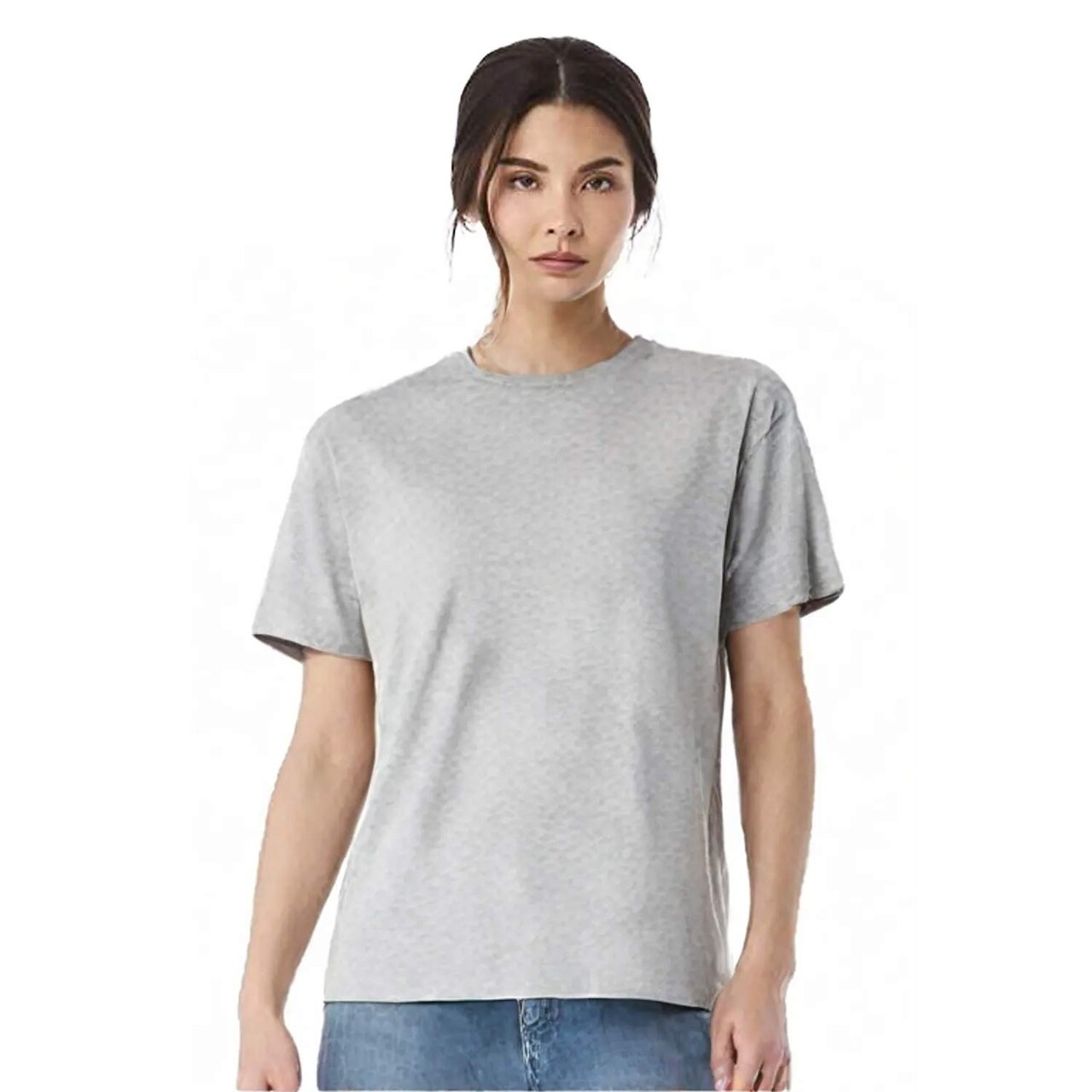 BELLA + CANVAS Heavyweight Crewneck Short Sleeve T-Shirt for Layering Fits & Custom Print Blank Tee